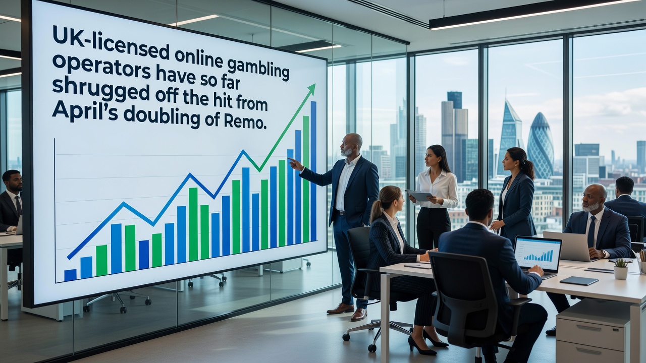 Operator revenue trends in UK online gambling after duty increase